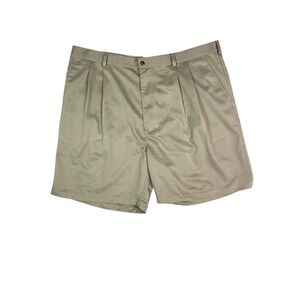 Croft & Barrow Microfiber Pleat Front Golf Shorts Men's Size 44